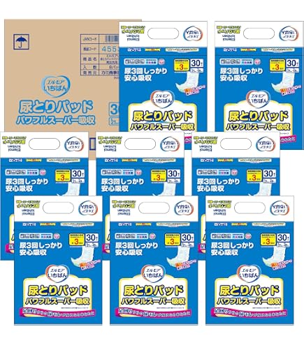 Amazon | エルモア いちばん 尿とりパッド パワフルスーパー吸収 男女